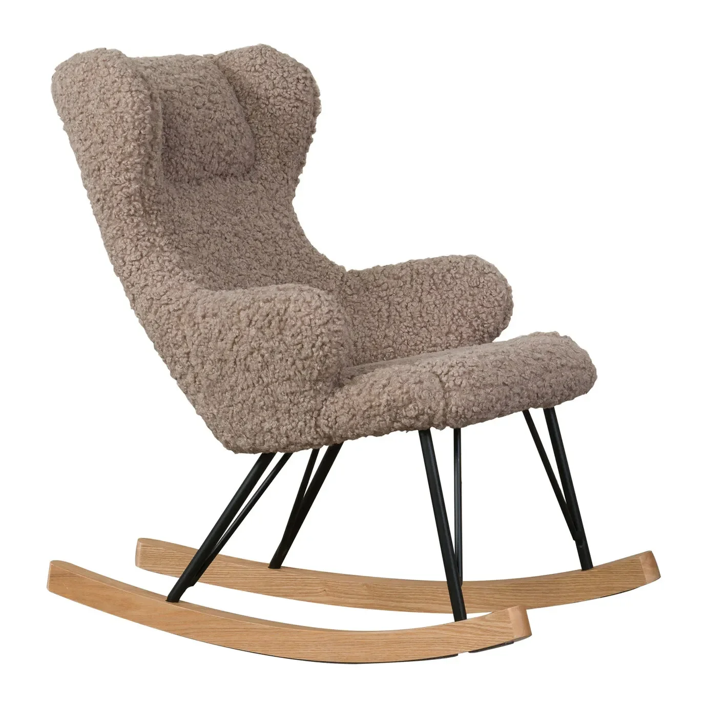 Quax Schaukelstuhl, Sessel zum Stillen - De Luxe, Farbe: Stein