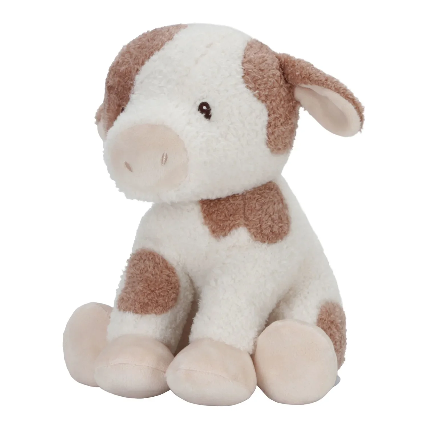 Little Dutch Kuscheltier, Plüschtier, Stofftier Kuh - Little Farm, aus weichem Stoff - Perfekt zum Spielen & Schmusen, 25cm