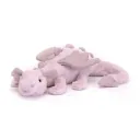 Jellycat Kuscheltier, Plüschtier, Stofftier - Lavender Dragon, Größe: Klein - H8 X B30 CM