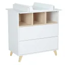 Quax Wickelaufsatz für Kommode Loft weiss