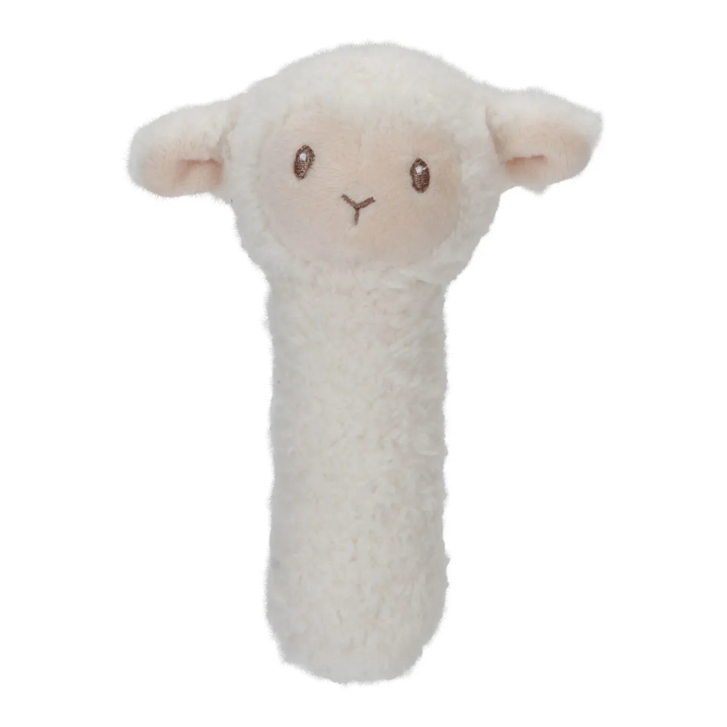 Little Dutch Greifling Schaf, Rassel Schaf Little Farm - Babyrassel aus Stoff ab 0 Monaten