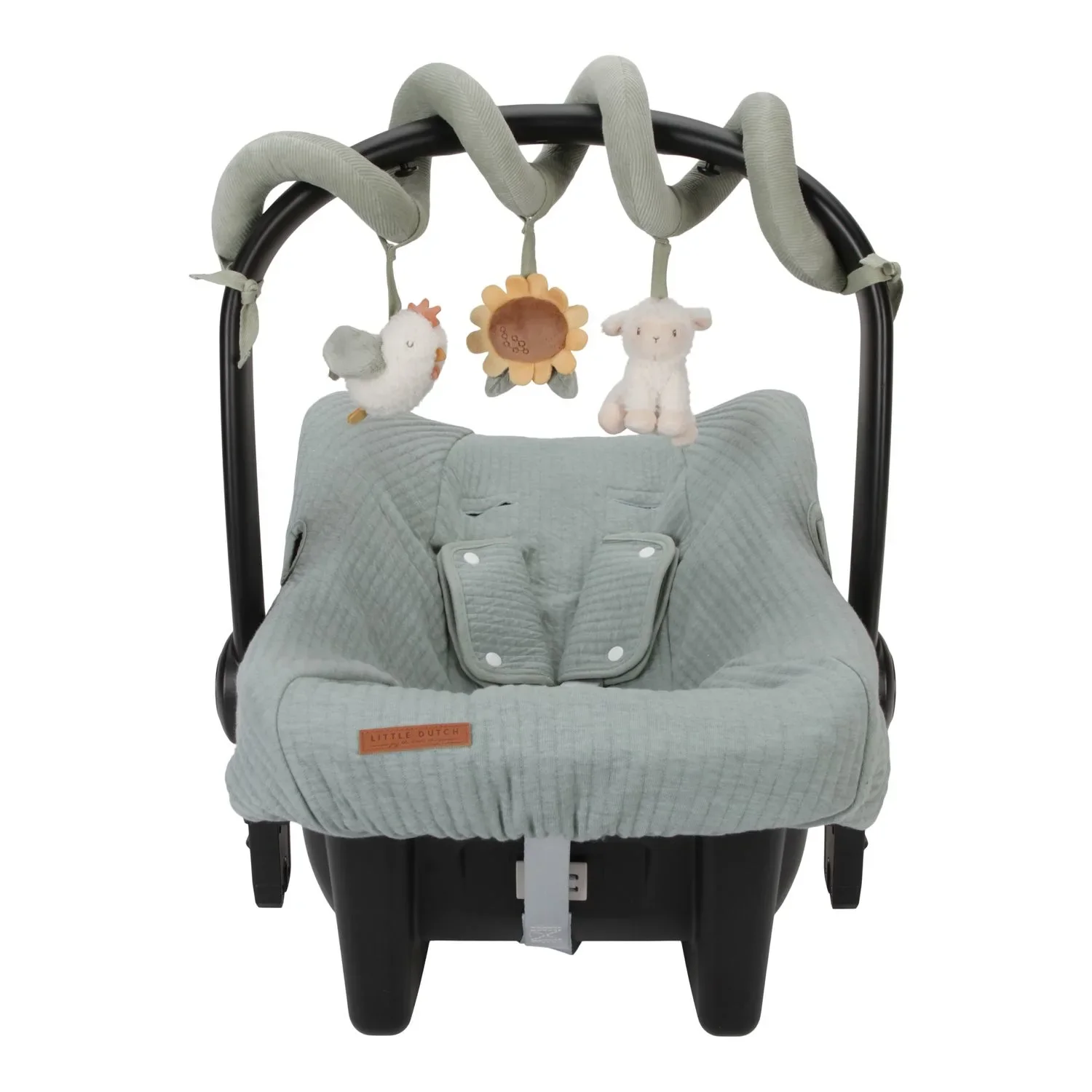Little Dutch Aktivitätsspirale Little Farm - für Kinderwagen, Autositz & Bettchen ab 0 Monaten