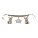 Little Dutch Kinderwagenkette - Baby bunny, Hase und Wolke