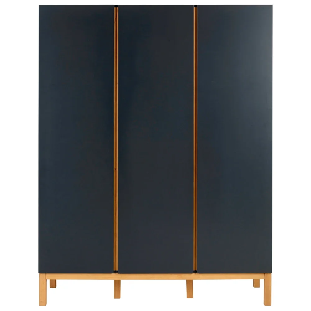 Quax Indigo 3 türiger Schrank schwarz