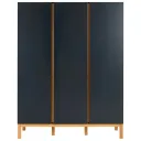 Quax Indigo 3 türiger Schrank schwarz