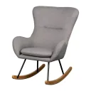 Quax Schaukelstuhl, Sessel zum Stillen - Basic, Farbe: Dunkelgrau