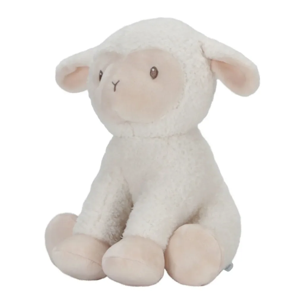 Little Dutch Kuscheltier, Plüschtier, Stofftier Schaf - Little Farm, aus weichem Stoff - Perfekt zum Spielen & Schmusen, 25cm