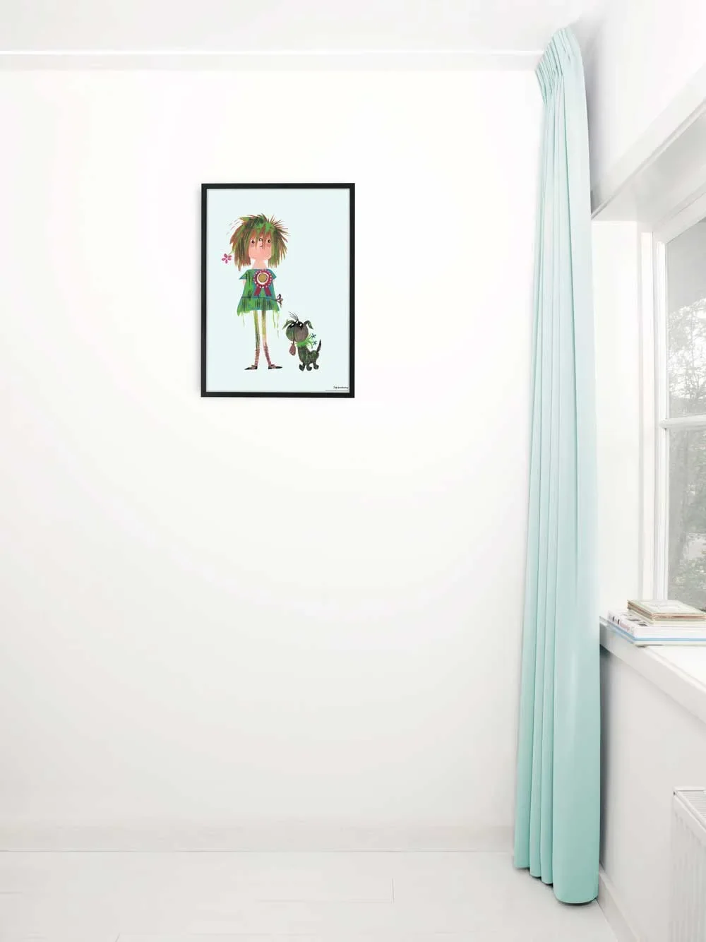 Kek Amsterdam Kinderposter Mädchen & Hund