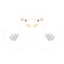 Lilipinso Wandsticker XL Schwanenpaar