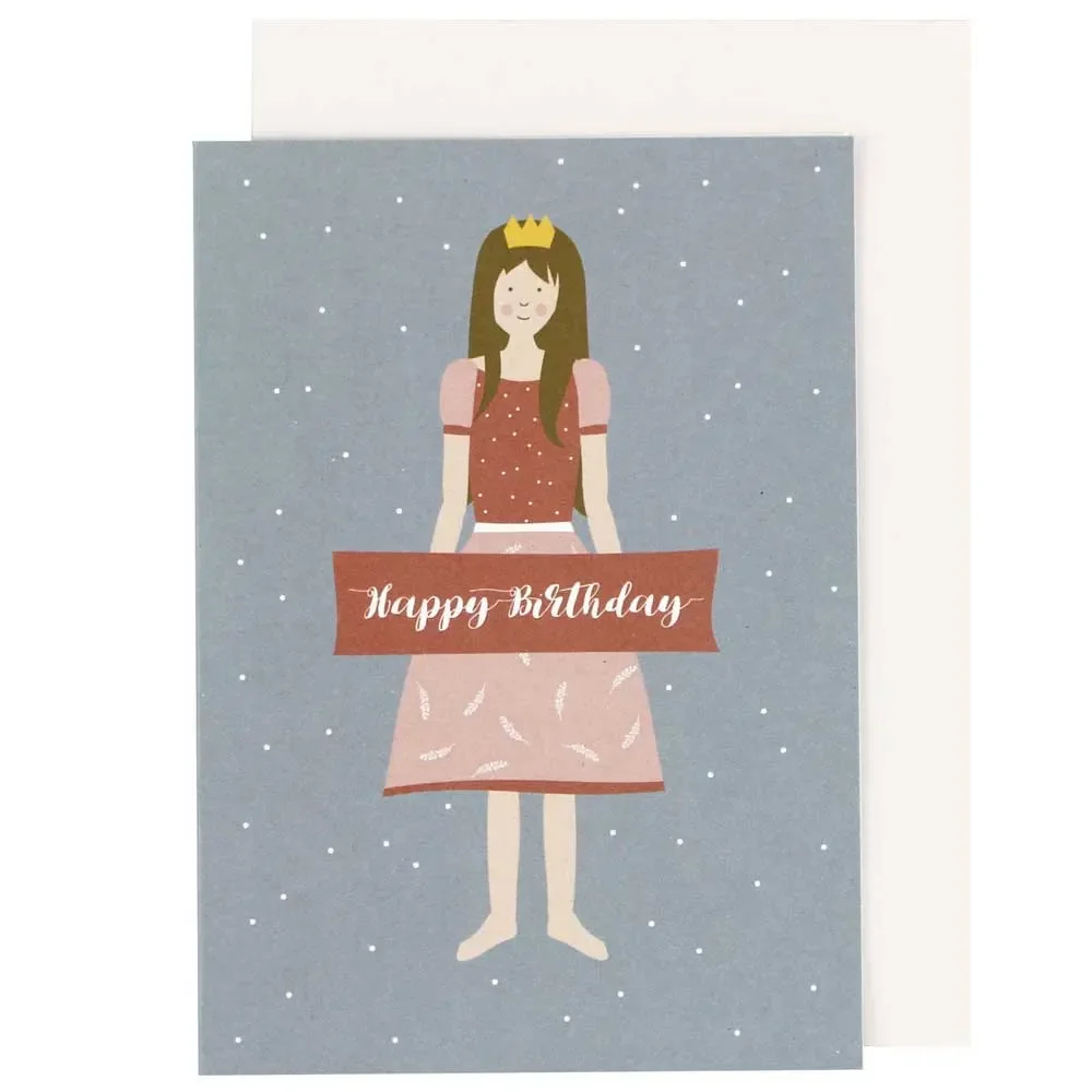 Ava & Yves Glückwunsch Klappkarte Prinzessin