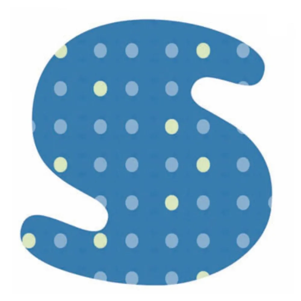 Lilipinso Sticker blau Buchstabe s