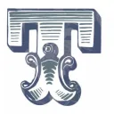 Lilipinso Sticker blau Buchstabe t