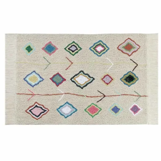 Lorena Canals Teppich Karool beige bunt