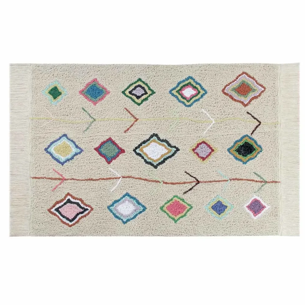 Lorena Canals Teppich Karool beige bunt