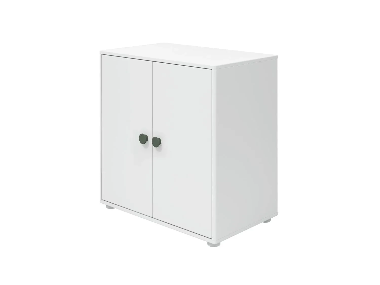 FLEXA Kleiderschrank, Schrankelement - 1 Regalboden, Roomie, Farbe: Weiß/Tiefgrün