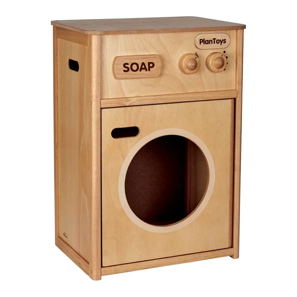 Plan Toys Kinder Waschmaschine Holz