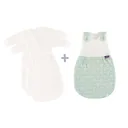 Träumeland Liebmich Baby Schlafsack, Schlummersack, Innenschlafsack 3tlg. Set - Kuschelhase, Grösse: 80/86