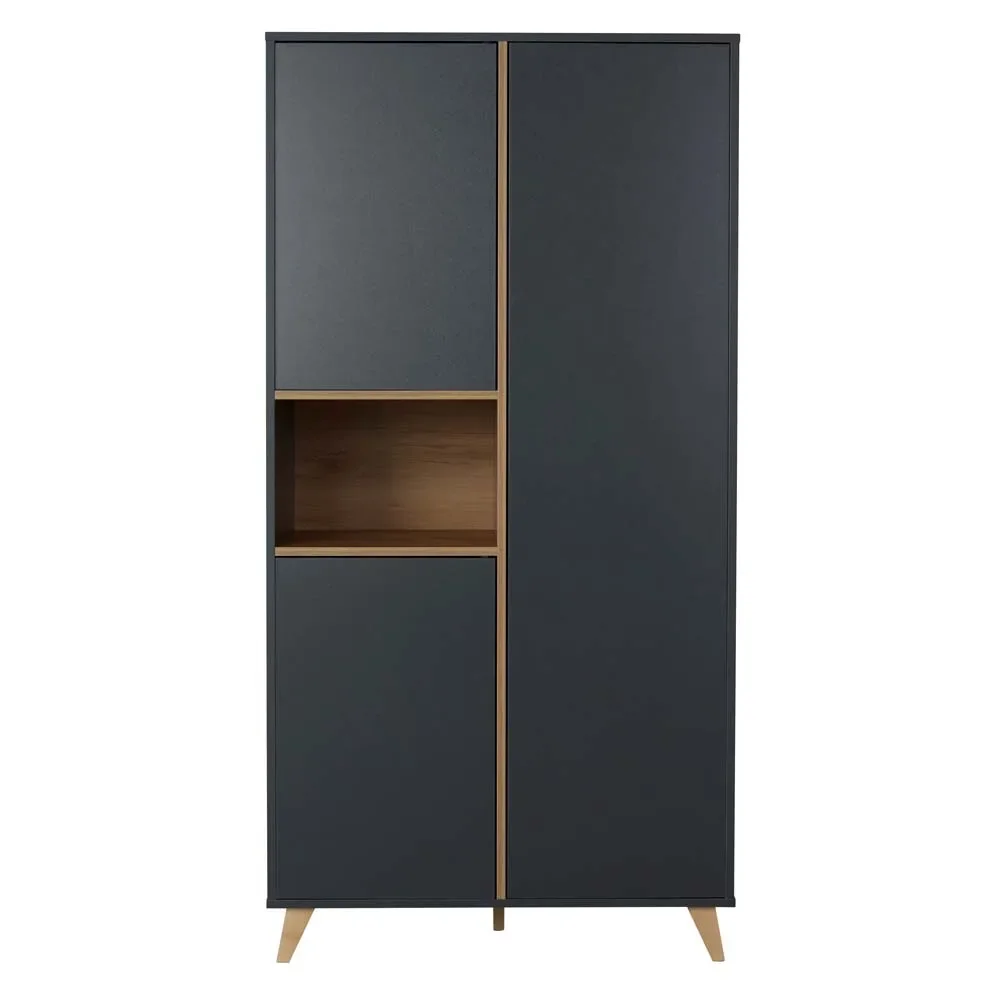 Quax Loft 2 türiger Schrank anthrazit