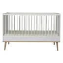 Quax Flow Babybett umbaubar weiss 70 x 140