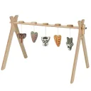 Quax Baby Spielbogen Holz mit Strickfiguren