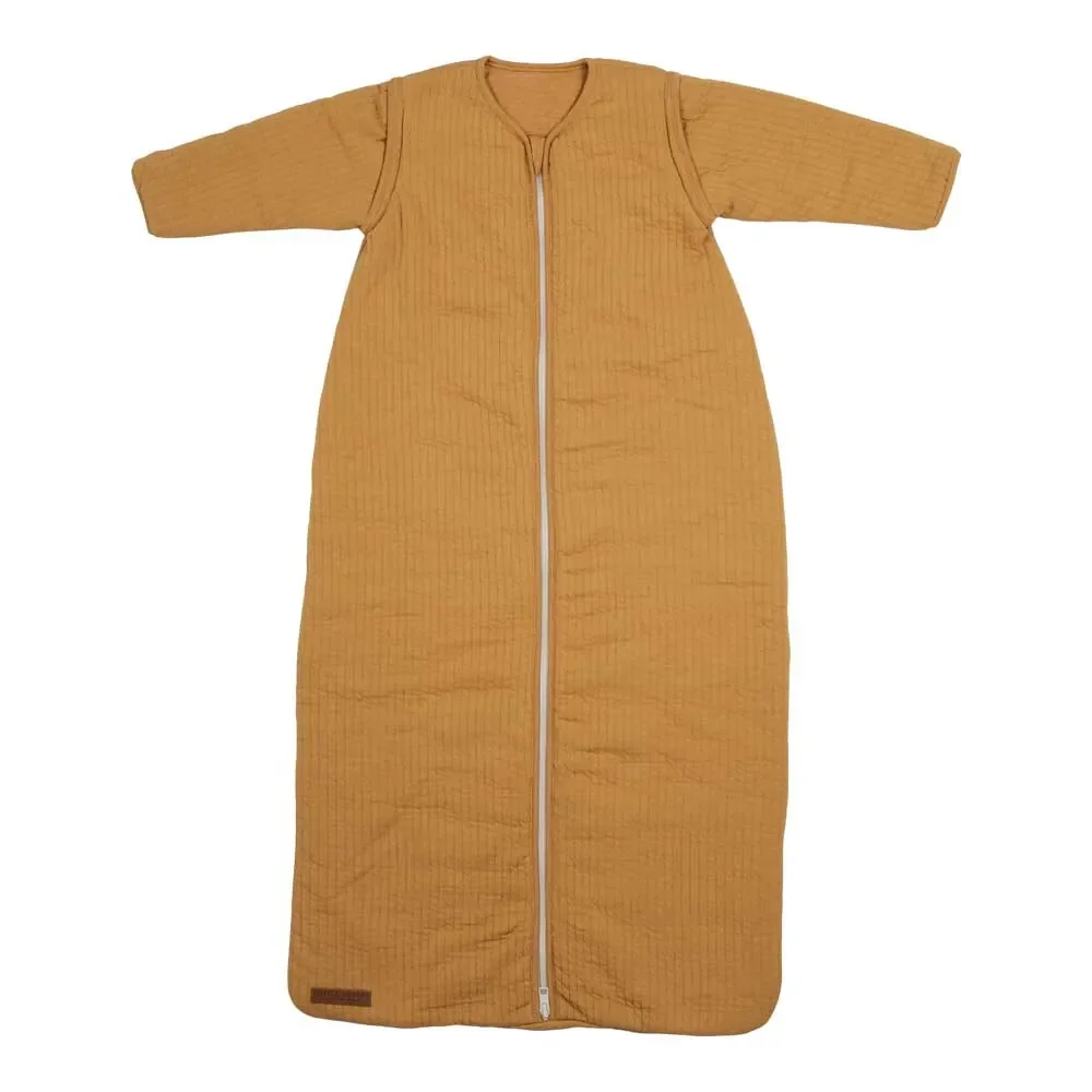 Little Dutch Winter Schlafsack uni ocker "Pure Ochre", Größe: 90 cm