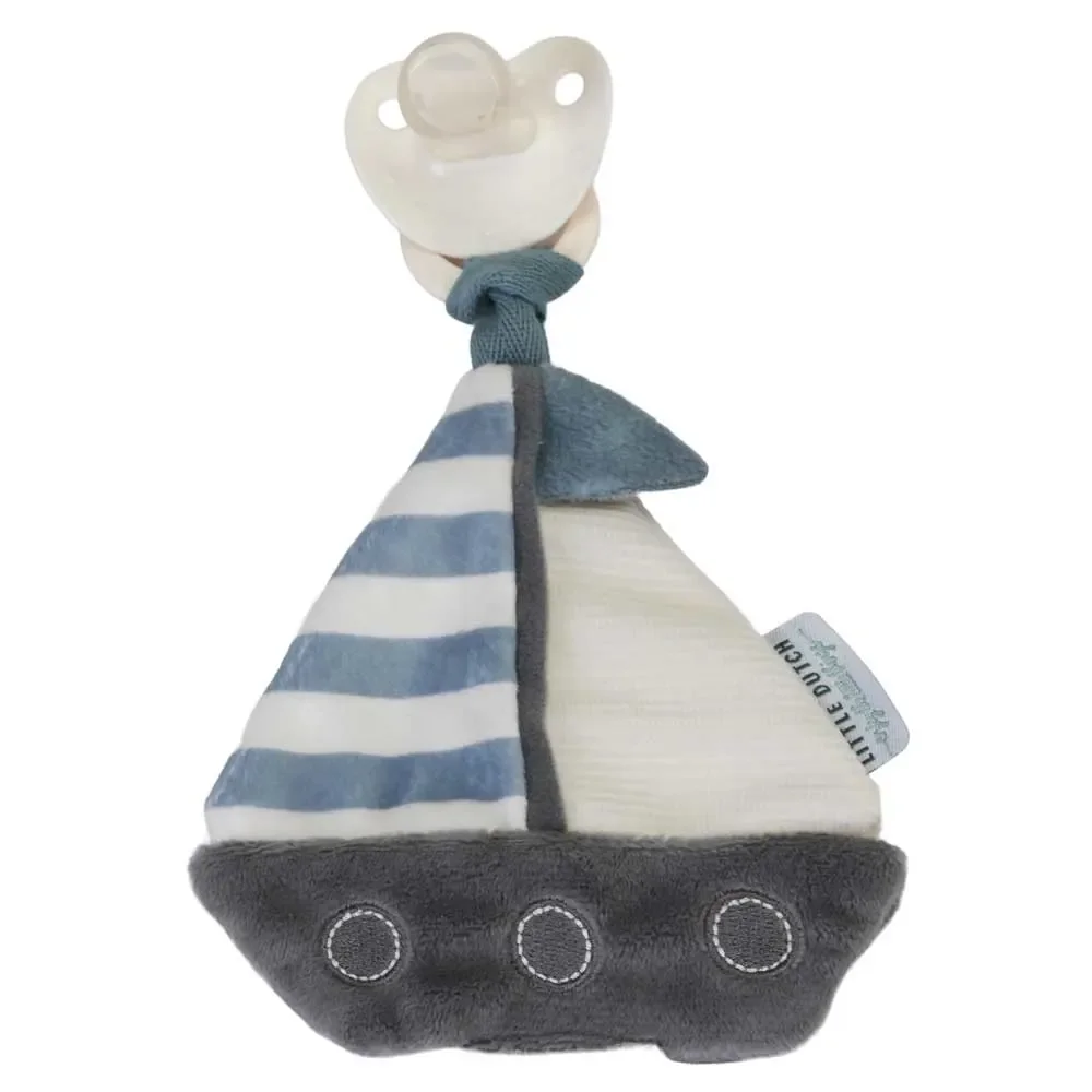 Little Dutch Schnullertuch Segelboot "Sailors Bay"