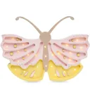 Little Lights Nachtlicht Kinder, Nachtlampe Schmetterling - 100% Kiefernholz natur, Farbe: Honig-Rose
