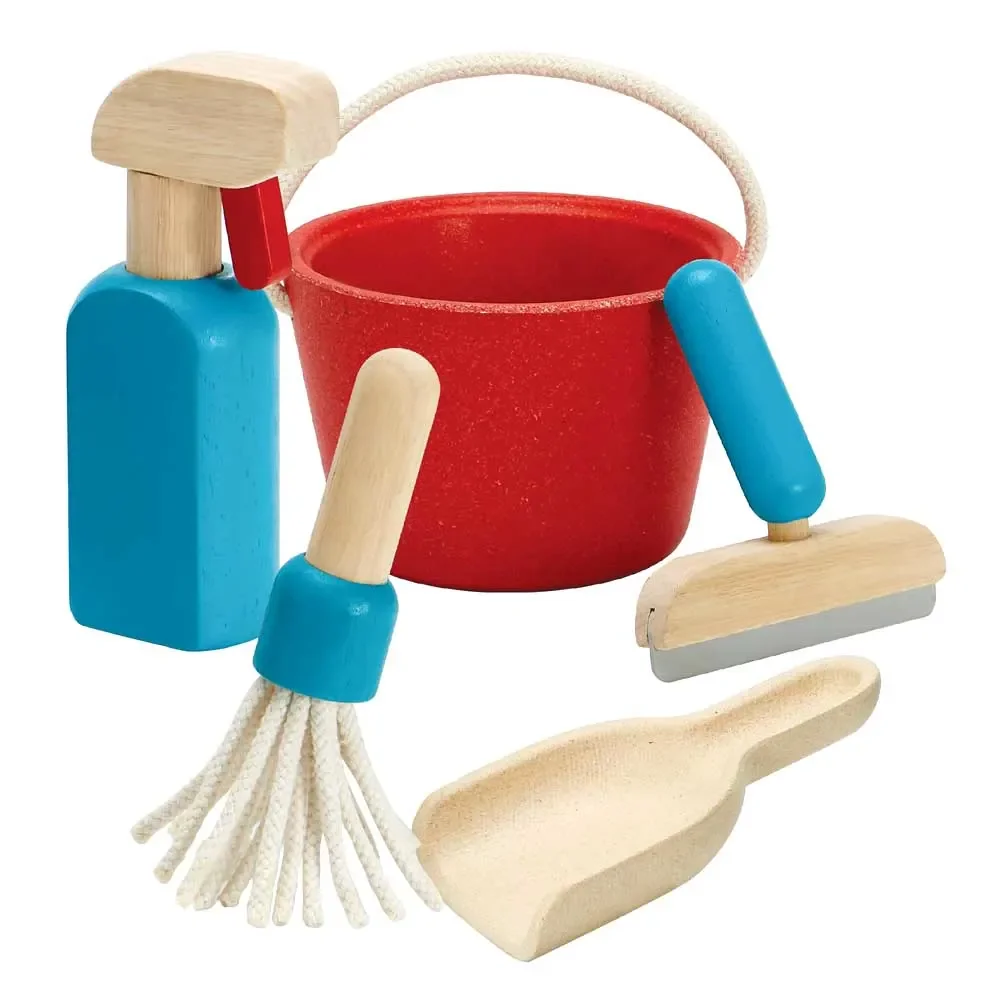 Plan Toys Spielzeug Hausputz-Set Holz
