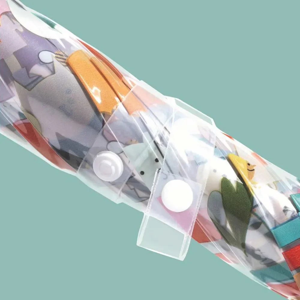 Djeco Kinder Regenschirm Tiere mit Schirm