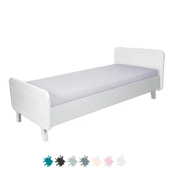 Laurette Kinderbett "Le Lit Rond" 90 x 200 cm, Farbe: weiss