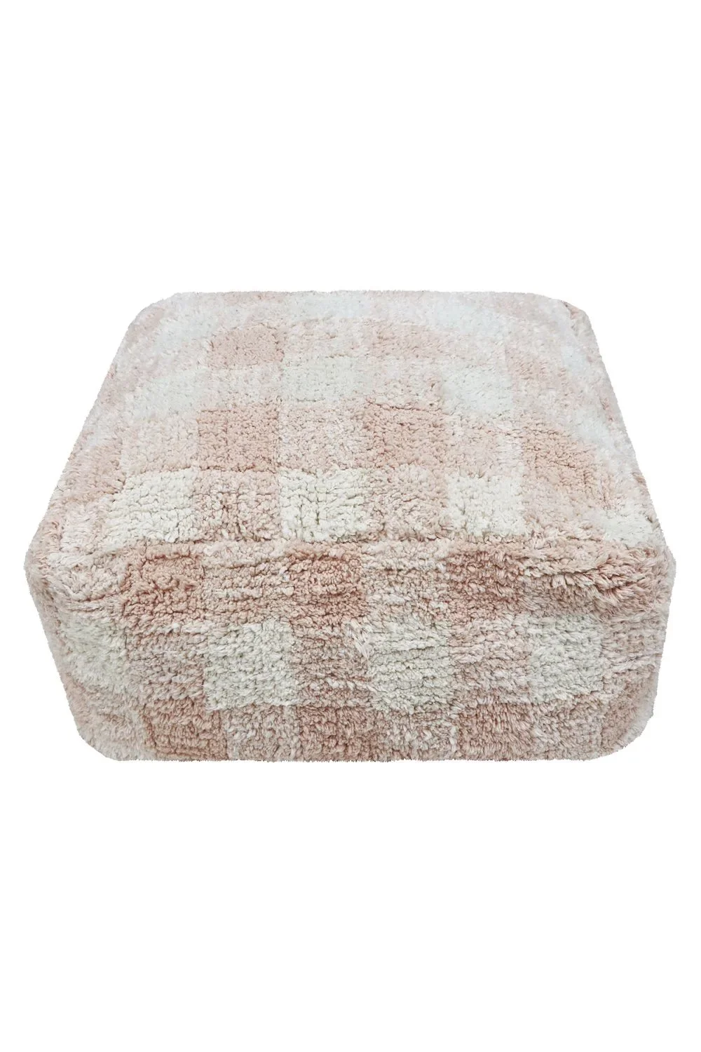 Lorena Canals Pouf, Sitzpouf - Vichy, Farbe: rose