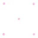 Little Sanderson Abracazoo Tapete Punkte pink