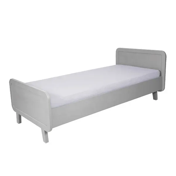 Laurette Kinderbett "Le Lit Rond" 90 x 200 cm, Farbe: Gris