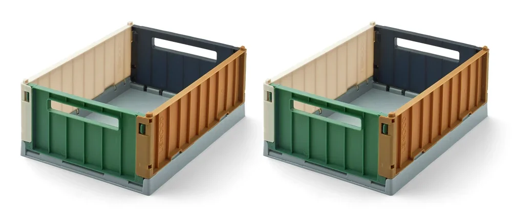 Liewood Aufbewahrungsbox - Weston, S, 2-pack, Farbe: Sea blue mix