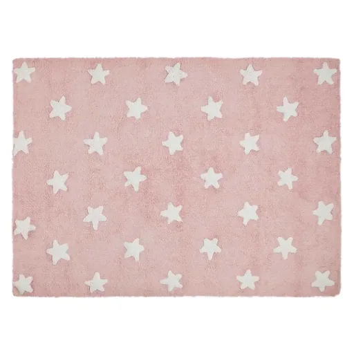 Lorena Canals Teppich Sterne pink