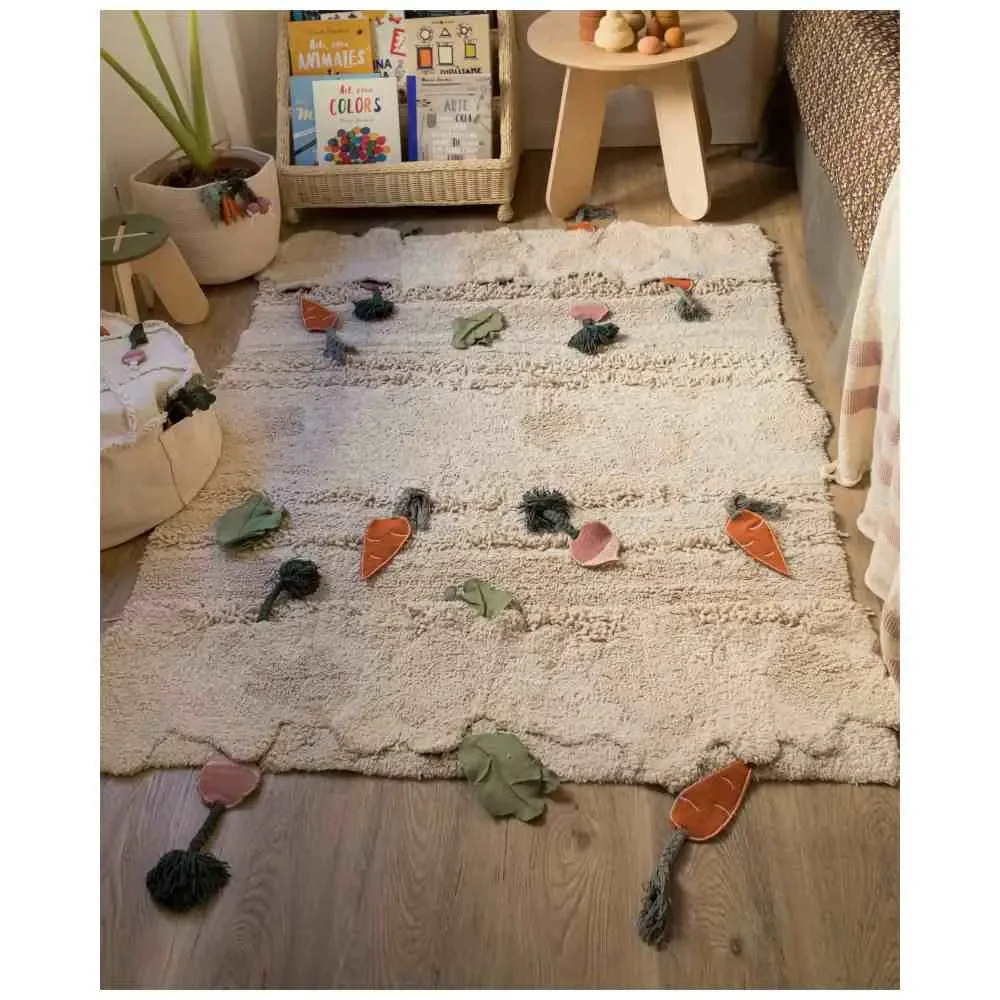 Lorena Canals waschbarer Teppich "Gemüsegarten"