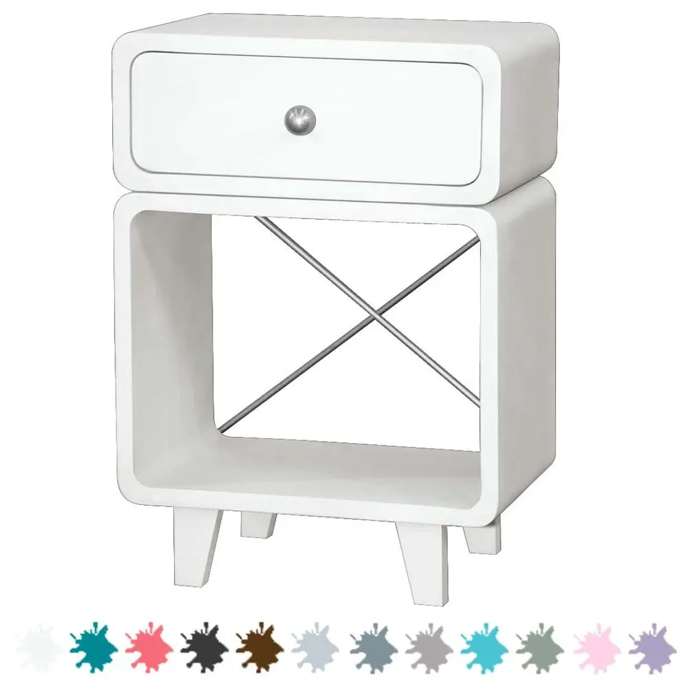 Laurette Nachttisch Chevet Zzzz, Farbe: taupe