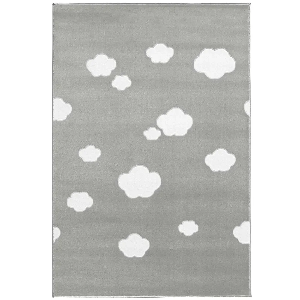 Livone Teppich Wolken grau, Teppichgrösse: 160 x 230 cm