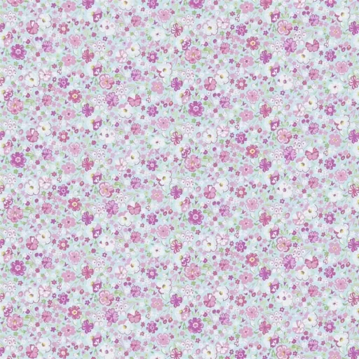 Little Sanderson Abracazoo Motivstoff Blumenwiese hellblau lila grün