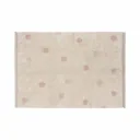 Lorena Canals waschbarer Teppich "Hippy Dots" nude