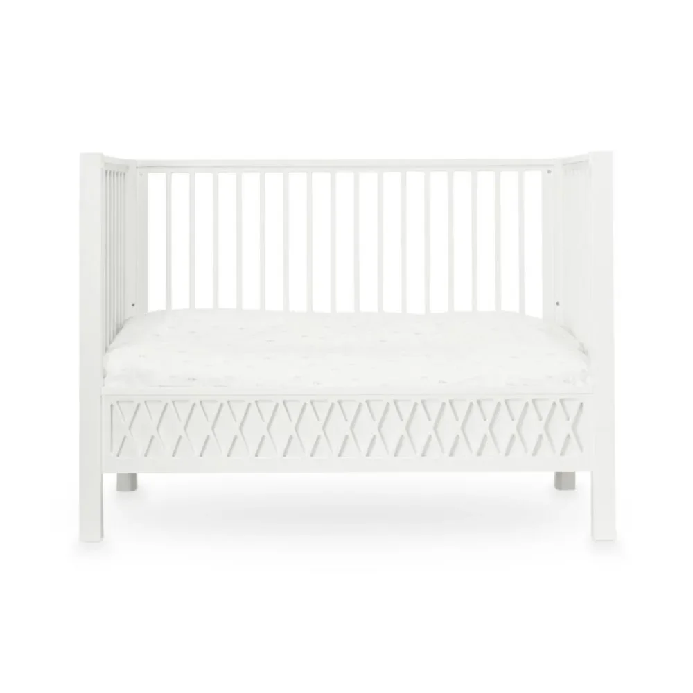 Cam Cam Babybett Harlequin 60 x 120 weiss