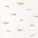 Casadeco Kindertapete Happy Dreams Fahrzeuge mint gelb