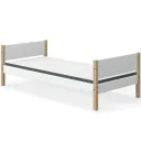 Flexa Nor Einzelbett weiß / Eiche