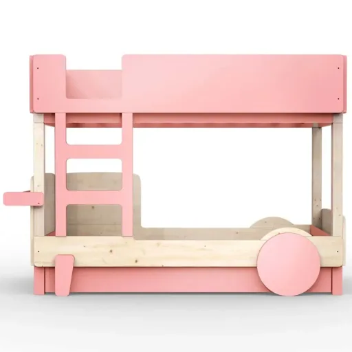 Mathy by Bols Etagenbett "Discovery" mit Bettschublade, Farbe Elemente: light pink