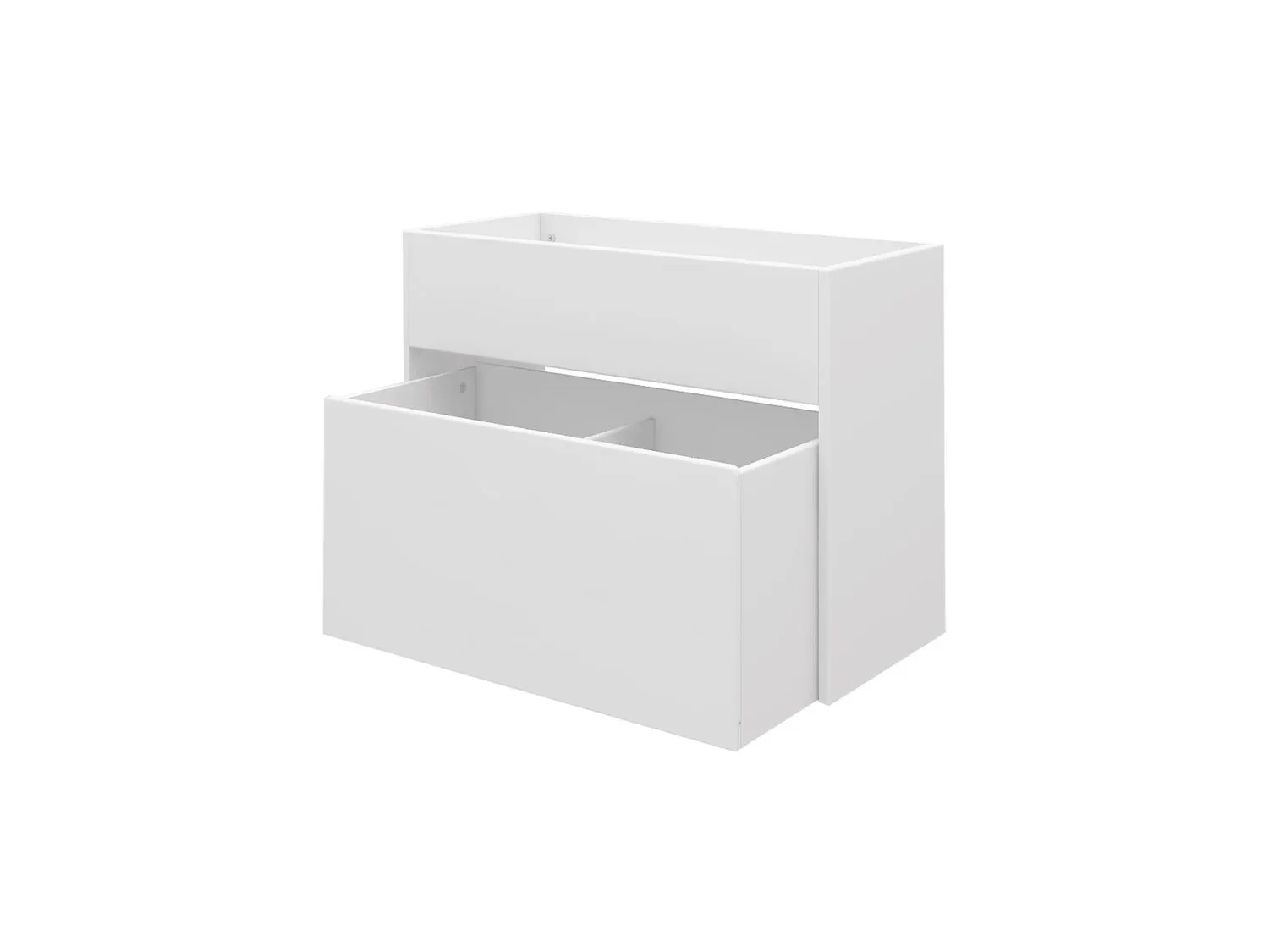 Flexa Bücherkiste - Roomie, mit Spielzeugbox, 72x55,2 cm, Farbe: weiss