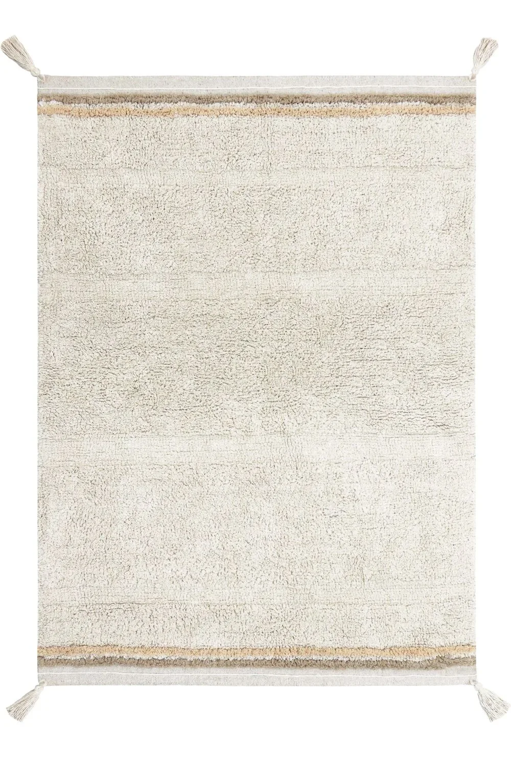 Lorena Canals Waschbarer Teppich - Bloom Natural, Größe: 120 x 160 cm