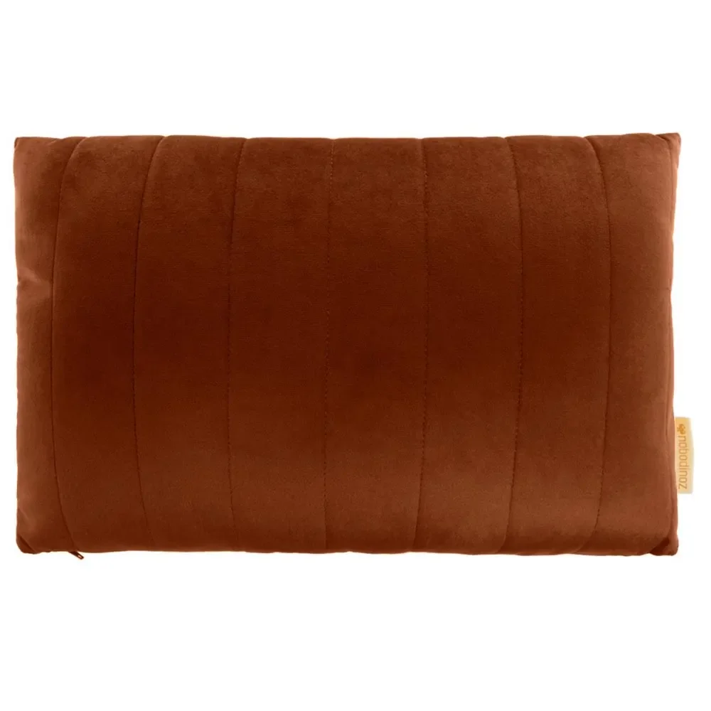 Nobodinoz Kissen "Akamba" Savanna Samt braun