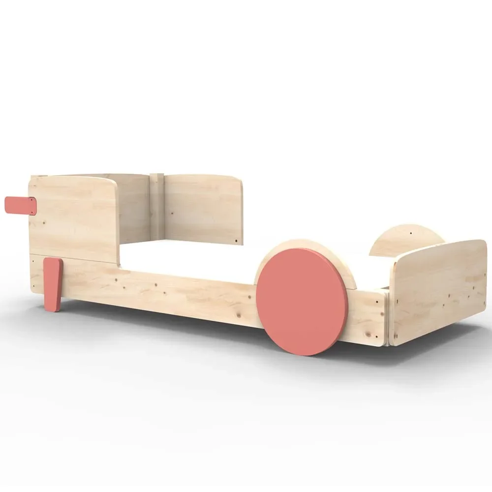 Mathy by Bols Einzelbett "Discovery", Farbe Elemente: coral