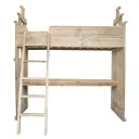 Dutchwood Hochbett Haus mit Schreibtisch