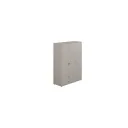 Flexa Kleiderschrank - Classic, 150x202,5 cm, Farbe: Grau gekalkt / Grau gekalkt / Türkis